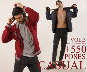 550+ Male Casual Poses Reference Pictures.Vol.3