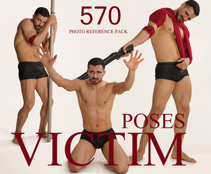 570 Male Victim Poses Reference Pictures