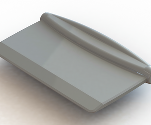 Hard Plastic Bench Scraper