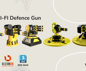 10 Unique Sci-Fi Air Defense Gun