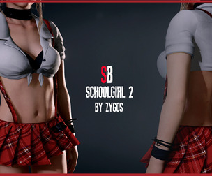 Resident Evil 2 Remake: SB School Girl 2 Mod