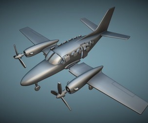 Cessna 425 Corsair - 3D Printable Model