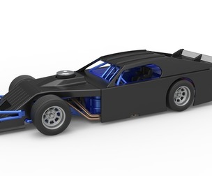 Asphalt Modified stock car Version 3 Scale 1:25