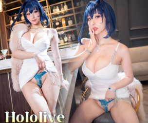 Hololive Kronii Gown Vtuber cosplay HaneAme