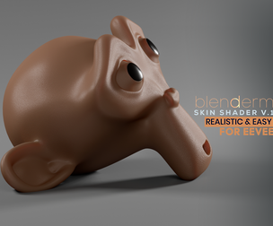 Blenderm V1 -  Realistic Skin Shader for Blender