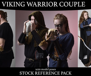 Viking Couple - stock model reference pack