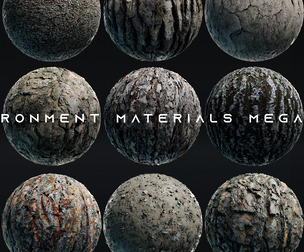 Environment PBR Materials Mega Set Vol 01 _Part 02