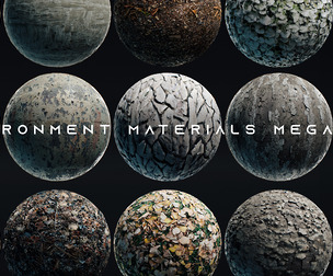 Environment PBR Materials Mega Set Vol 01 _Part 01