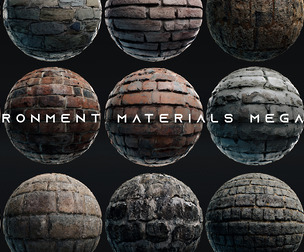 Environment PBR Materials Mega set vol 02_Part 01