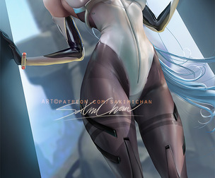 Ganyu as Rei JPG/PSD