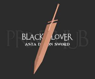 Asta Demon Slayer Sword - Black Clover Weapon