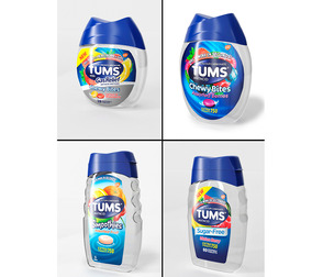 4 models packaging Tums