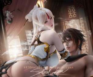 Geo Couple JPG/PSD
