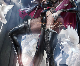 Rosaria Battle nun JPG/PSD