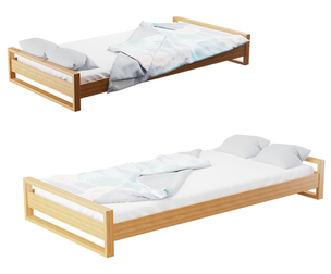 Scandinavian Minimal Bed Design