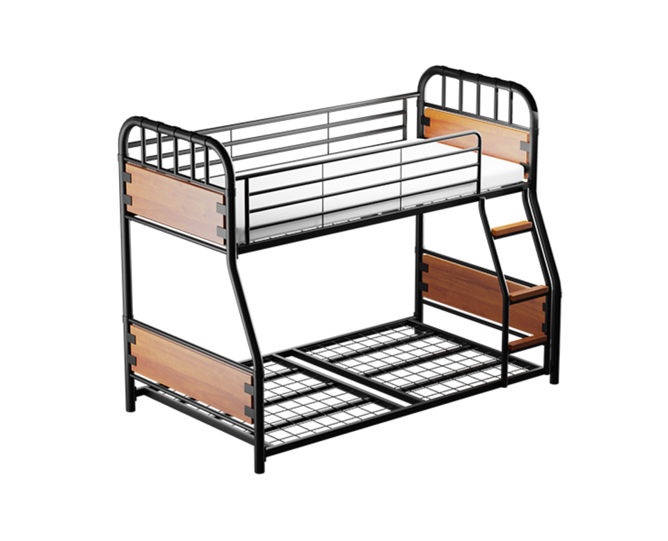 Classic Metal And Wood Bunk Bed