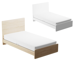Modern Headboard Shelf Bed