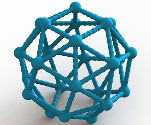 Snub Cube Structures with Atoms