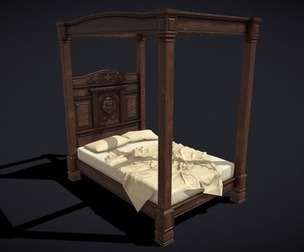 Renaissance Canopy Bed -