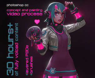 Lim3 chan - Photoshop Painting Tutorial