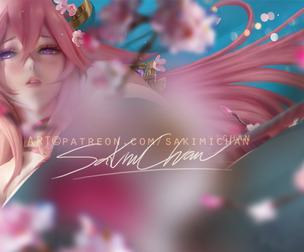 Yae Miko JPG/PSD