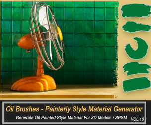 Stylized Oil Brushes - Painterly Style Material
