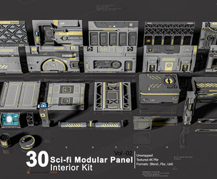 SCI-FI MODULAR PANEL KIT Vol -2