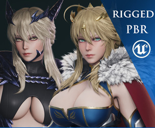 Artoria Pendragon Lancer - Game Ready
