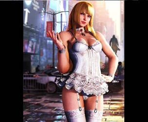 Tekken 8 LILI White Lace Lingerie mod