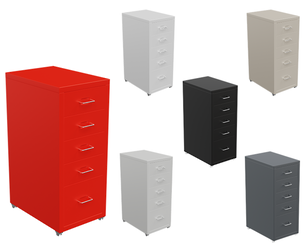 Versatile Black Storage Tower