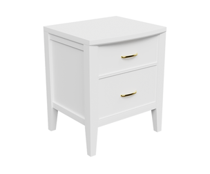 Chic White Nightstand