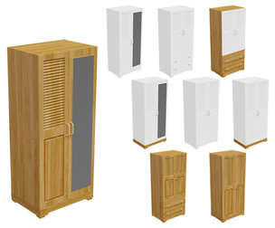 Classic Wooden Wardrobe
