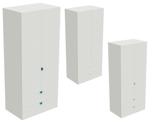 Sleek White Tower Shelf