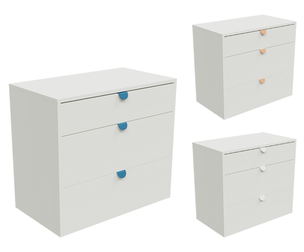 Modern Peach Accent Dresser