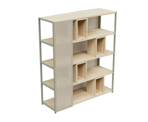 Stylish Perforated Bookshelf