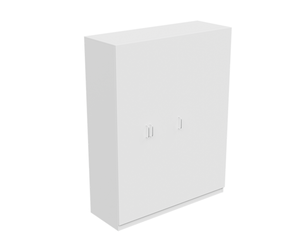 Simplistic White Cabinet