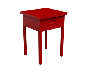 Classic Red End Table