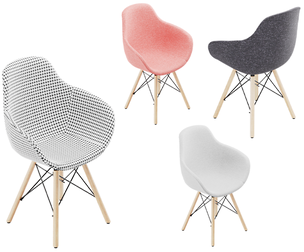 Modern Charcoal Office Chair