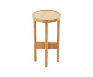 Minimalist White Stool
