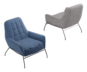 Comfy Denim Lounge Chair