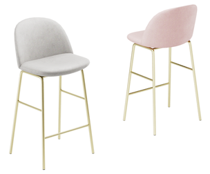 Sleek High Bar Stool