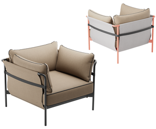 Chic Beige Lounge Armchair