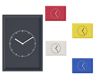 Sleek Dark Wall Clock