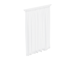 Soft Blush Pleated Drapery