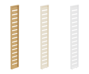 Stylish Slatted Wood Partition