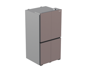 Contemporary Stainless Steel Refrigerator