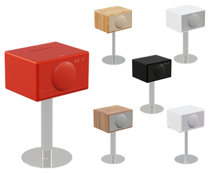 Wooden Speaker On Stand