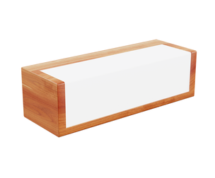 Modernist Wood-Encased Light Bar