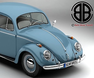 Volkswagen Beetle 1963 1200 Deluxe