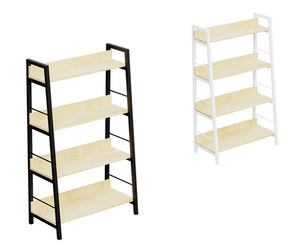 Sleek Black Shelving